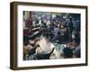 Street Side Restaurant, Bangkok, Thailand-John Henry Claude Wilson-Framed Photographic Print