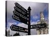 Street Sign, City of Cardiff, Glamorgan, Wales, United Kingdom-Duncan Maxwell-Stretched Canvas