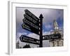 Street Sign, City of Cardiff, Glamorgan, Wales, United Kingdom-Duncan Maxwell-Framed Photographic Print