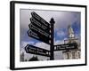 Street Sign, City of Cardiff, Glamorgan, Wales, United Kingdom-Duncan Maxwell-Framed Photographic Print