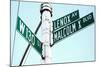 Street Sign in Harlem, New York City-Sabine Jacobs-Mounted Photographic Print