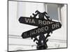 Street Sign, Rodeo Drive, Beverly Hills, Los Angeles, California, Usa-Wendy Connett-Mounted Photographic Print