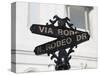 Street Sign, Rodeo Drive, Beverly Hills, Los Angeles, California, Usa-Wendy Connett-Stretched Canvas