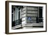 Street Sign, Rue Ampere, Paris, France-null-Framed Photographic Print