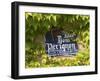 Street Sign Rue Dom Perignon, Inventor of Champagne Method, Vallee De La Marne, Ardennes, France-Per Karlsson-Framed Photographic Print