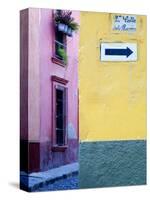 Street Sign, San Miguel De Allende, Mexico-Nancy Rotenberg-Stretched Canvas