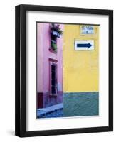 Street Sign, San Miguel De Allende, Mexico-Nancy Rotenberg-Framed Photographic Print