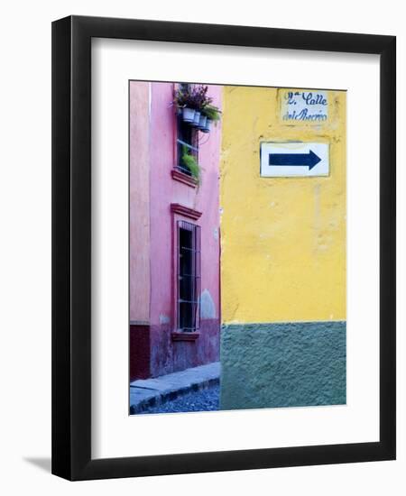 Street Sign, San Miguel De Allende, Mexico-Nancy Rotenberg-Framed Photographic Print