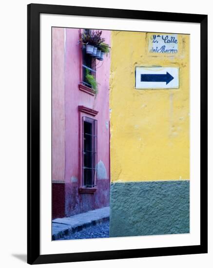 Street Sign, San Miguel De Allende, Mexico-Nancy Rotenberg-Framed Photographic Print