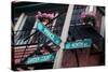 Street Signs for Intersection of Prince, North and Garden Court, Historic North End, Boston, Ma.-Joseph Sohm-Stretched Canvas