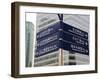 Street Signs in Pudong, Shanghai, China, Asia-Amanda Hall-Framed Photographic Print