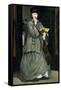 Street Singer by ‰Douard Manet-Édouard Manet-Framed Stretched Canvas