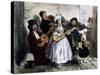 Street Singers, 1845, France-null-Stretched Canvas