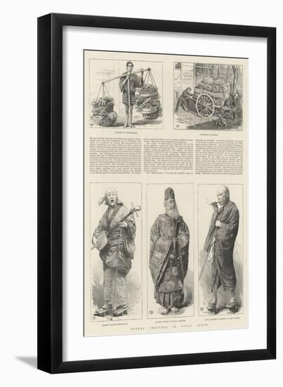 Street Sketches in Tokio, Japan-Thomas Harrington Wilson-Framed Giclee Print