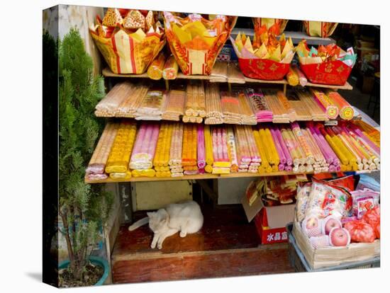 Street Stall, Guangzhou, Guangdong, China-Charles Bowman-Stretched Canvas