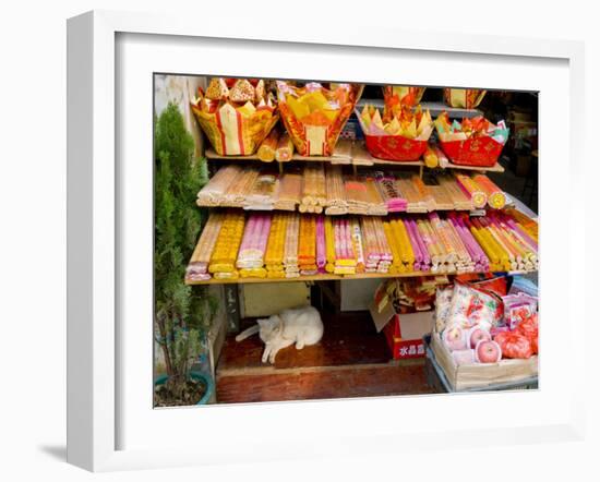 Street Stall, Guangzhou, Guangdong, China-Charles Bowman-Framed Photographic Print