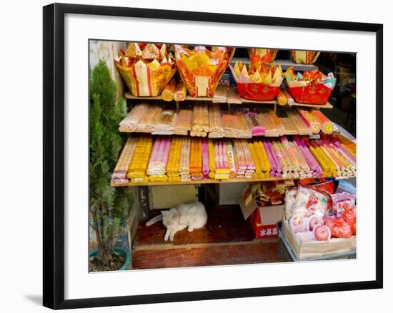 Street Stall, Guangzhou, Guangdong, China-Charles Bowman-Framed Photographic Print