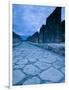 Street Stones of the Via di Mercurio, Pompei, Campania, Italy-Walter Bibikow-Framed Photographic Print