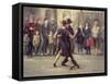 Street Tango-Pat Maclaurin-Framed Stretched Canvas