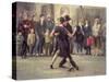 Street Tango-Pat Maclaurin-Stretched Canvas