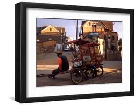 Street Taxi, Madagascar-Charles Glover-Framed Art Print