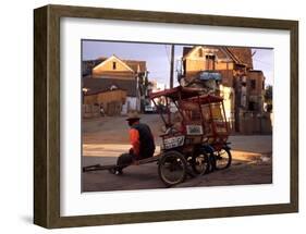 Street Taxi, Madagascar-Charles Glover-Framed Art Print