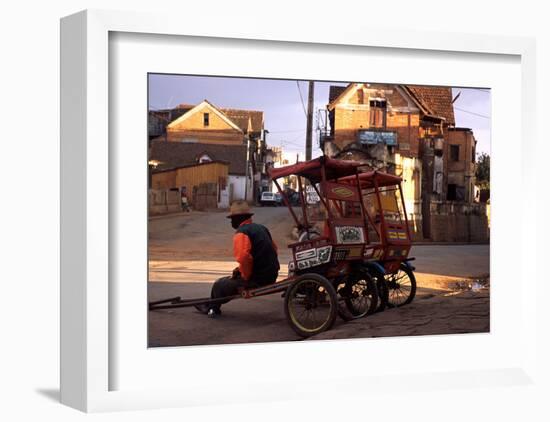 Street Taxi, Madagascar-Charles Glover-Framed Art Print