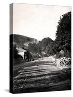 Street Through a Valley in Hastings, Sussex, Early 20th Century-null-Stretched Canvas