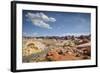 Street Through the Valley of Fire State Park, Nevada-Marco Isler-Framed Photographic Print