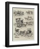 Street-Travelling in Bombay-null-Framed Premium Giclee Print