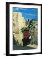 Street Urchins or Figs Thieves, 1861-Raffaello Sernesi-Framed Giclee Print