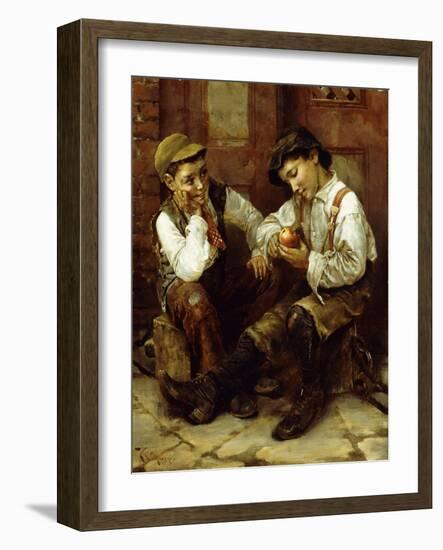 Street Urchins-Karl Witkowski-Framed Giclee Print