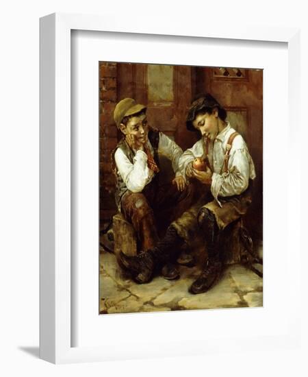 Street Urchins-Karl Witkowski-Framed Giclee Print