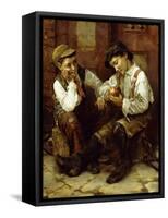 Street Urchins-Karl Witkowski-Framed Stretched Canvas