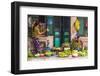 Street Vegetable Seller, Hanoi, Vietnam-Peter Adams-Framed Photographic Print