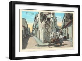 Street Vendor, Havana-null-Framed Art Print