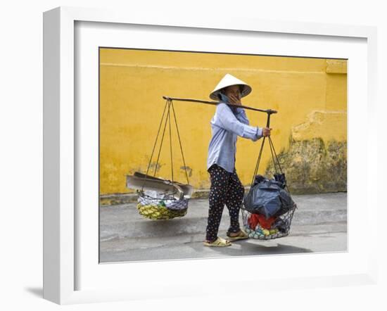 Street Vendor, Nha Trang City, Vietnam, Indochina, Southeast Asia-Richard Cummins-Framed Photographic Print