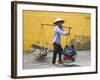 Street Vendor, Nha Trang City, Vietnam, Indochina, Southeast Asia-Richard Cummins-Framed Photographic Print