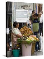 Street Vendor, Oaxaca City, Oaxaca, Mexico, North America-R H Productions-Stretched Canvas