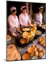 Street Vendors Cooking, Kunming, China-Bill Bachmann-Mounted Photographic Print