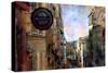 Street View at Montmartre, Paris, France-Nicolas Hugo-Stretched Canvas