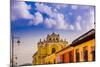 Street View in Antigua, Guatemala, Central America-Laura Grier-Mounted Photographic Print