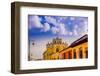 Street View in Antigua, Guatemala, Central America-Laura Grier-Framed Photographic Print