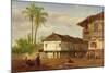 Street View of Guayaquil, Ecuador, 1859-Louis Remy Mignot-Mounted Giclee Print