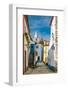 Street View of Obidos - Portugal-David Ionut-Framed Photographic Print