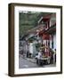 Street View of the Colonial Town of Salento, Colombia, South America-Ethel Davies-Framed Photographic Print