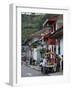 Street View of the Colonial Town of Salento, Colombia, South America-Ethel Davies-Framed Photographic Print