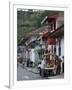 Street View of the Colonial Town of Salento, Colombia, South America-Ethel Davies-Framed Photographic Print