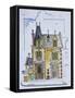 Street view of the Hotel Normandy, Cobourg, Normandy, France-Richard Lawrence-Framed Stretched Canvas