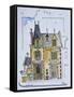 Street view of the Hotel Normandy, Cobourg, Normandy, France-Richard Lawrence-Framed Stretched Canvas